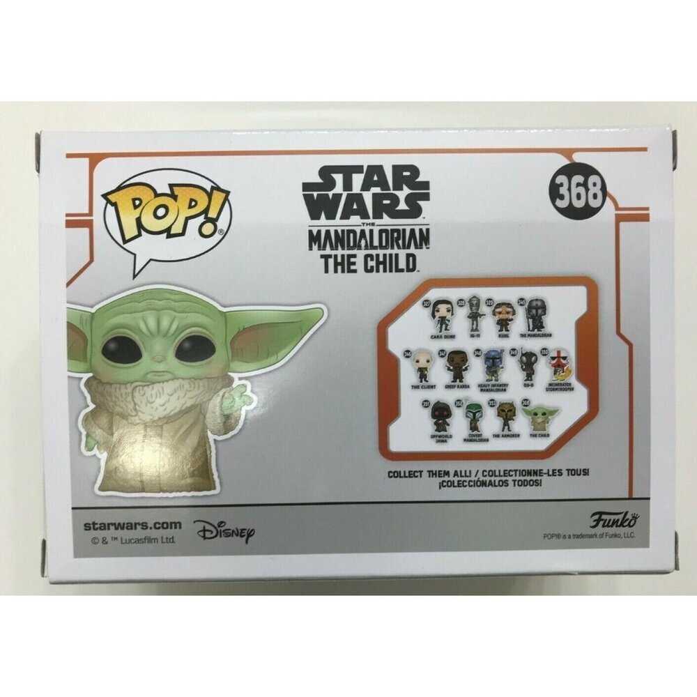 Pop Funko Star Wars The Child Grogu 368 The Mandalorian Yoda Bobble-Head Toy - Picture 2 of 2